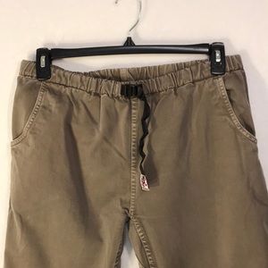 Gramicci Tan Hiking/Climbing Pants with Gusset